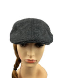 Children & Adult's Unisex Herringbone Pattern Ivy Cap Golf Beret Gatsby Hat