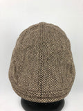 Children & Adult's Unisex Herringbone Pattern Ivy Cap Golf Beret Gatsby Hat