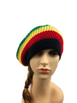 Jamaican Style Reggae Rasta Stretch Slouchy Beret Hat