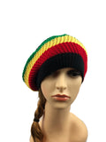 Jamaican Style Reggae Rasta Stretch Slouchy Beret Hat