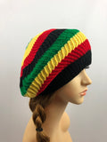 Jamaican Style Reggae Rasta Stretch Slouchy Beret Hat