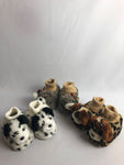 Baby Animal Booties Toddler 3D Indoor Slippers CHOOSE 2x PAIRS!