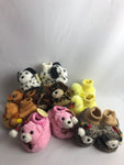 Baby Animal Booties Toddler 3D Indoor Slippers CHOOSE 2x PAIRS!