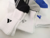 Men's Quarter Length 3 Line Sports Socks