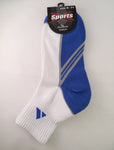 Men's Quarter Length 3 Line Sports Socks