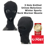 3-Hole Knitted Unisex Balaclava