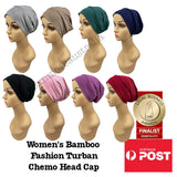 Women's Bamboo Beanie Chemo Head Cover Stretch Bandana