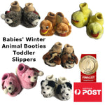 Baby Animal Booties Toddler 3D Indoor Slippers CHOOSE 2x PAIRS!