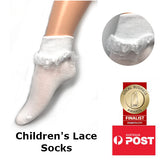 Children's Frilly Lace Socks