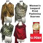 Leopard Print Pashmina Scarf/Shawl