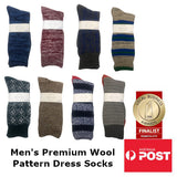 Men's Premium Wool Dress Socks