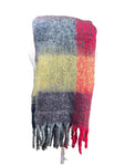 Unisex Chunky Colourful Plaid Winter Scarves