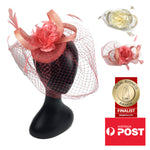 Women's Floral Sinamay Fascinator Headband