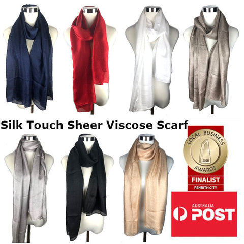 Silk Touch Viscose Style Scarf/Shawl