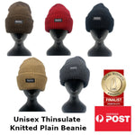 Thinsulate Knitted Plain Colour Beanie